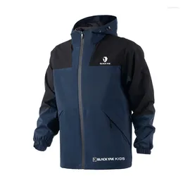 Herenjassen BLACK YAK JACKET SUGGER Dunne winddichte jas met capuchon en waterdicht klimpak voor buiten