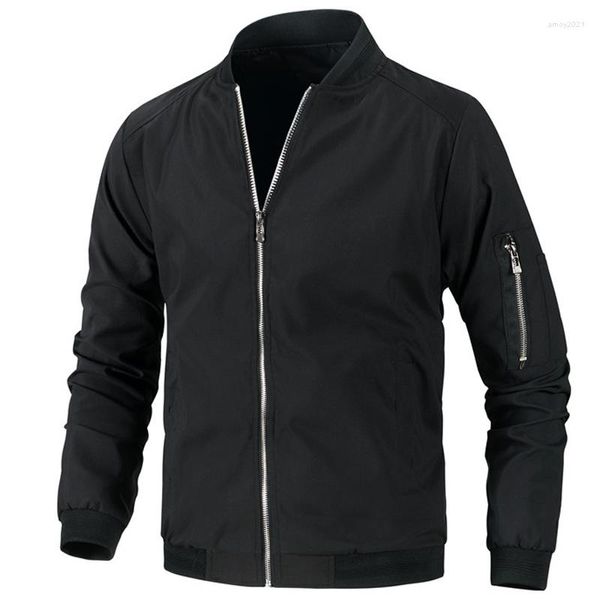 Chaquetas para hombre, chaqueta Bomber, ropa informal para exteriores para hombre, abrigo de piloto de motocicleta, ropa para hombre, abrigos a prueba de viento de talla grande 6XL