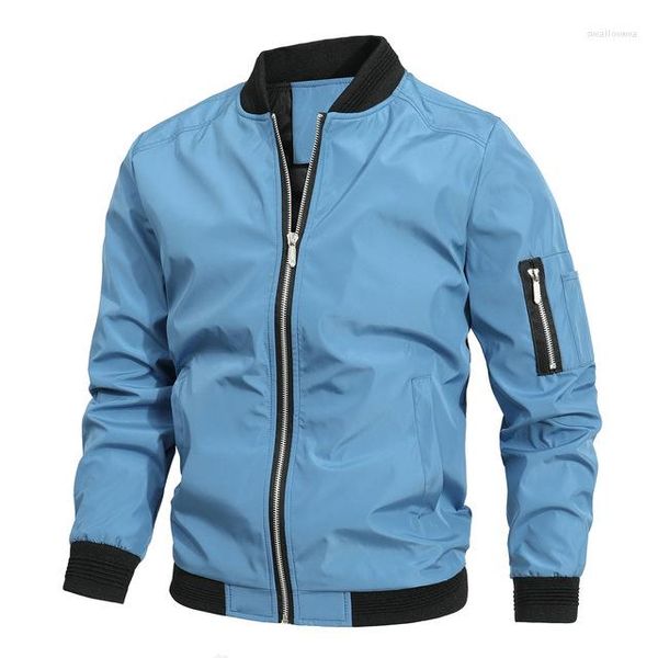 Vestes pour hommes Bomber veste à glissière mâle décontracté Streetwear Hip Hop coupe ajustée pilote Baseball manteaux hommes vêtements grande taille 4XL