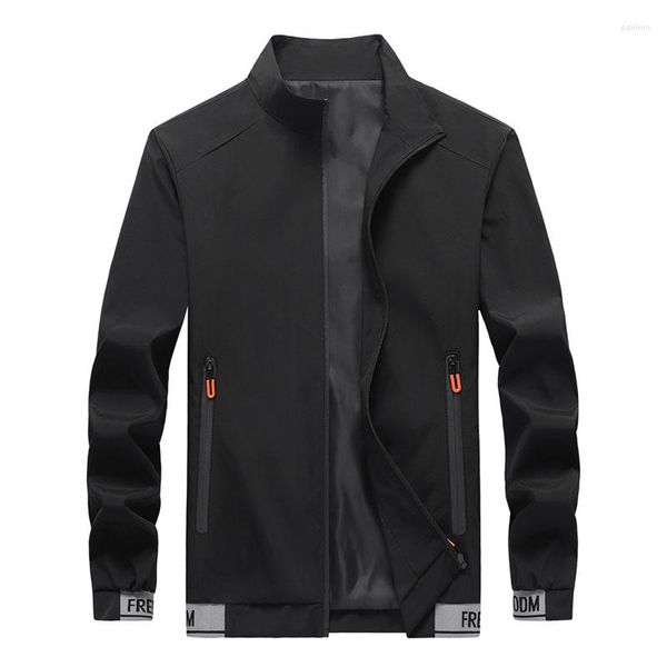 Hommes vestes marque manteaux mode Trench Coat 2023 automne décontracté Silm Fit pardessus noir Bomber veste hommes M-5XL goutte