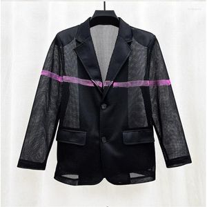 Vestes pour hommes C06278 Fashion Coats 2023 Runway Luxury European Design Party Style Clothing