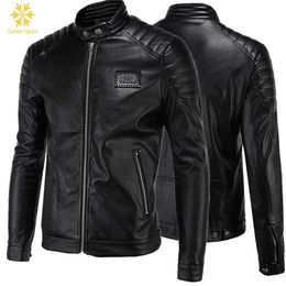 Vestes pour hommes Calipso Ogygia Marque Métal Pailleté Hommes Chaud Air Force Pilote Moto Manteau Faux Furleather Veste Trench Plus 5XL 230824