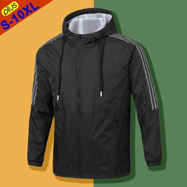 Vestes homme Camping vestes hommes grande taille 10XL 9XL 8XL hommes manteaux femmes imperméable à capuche veste femme gros vêtements veste de survêtement J240125