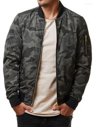 Herenjacks Casual camouflage mannen Militaire losse mannelijke bomberjack Coats plus maat M-7xl Out-wear tops lente herfst