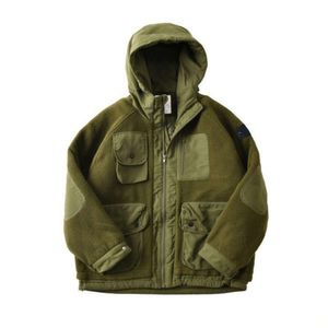 Herenjassen Casual outdoor stormjack Casual sportontwerp winddicht heren snoekjack kraag hoed warm echte Wolf huid mode klassiek avontuur stenen jas