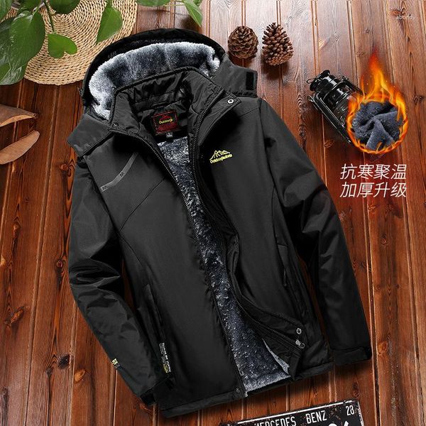 Jackets para hombres Chilyn Men caminatas Invierno Interno Vellón IMPRESIONES Mujeres al aire libre Breaker Breaker Camping Rainer grueso