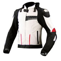 Vestes pour hommes Vêtements Veste de moto veste de protection pour hommes jk015 équipement de protection en ferroalliage veste d'été veste en maille respirante 033 230928