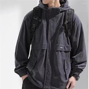 Vestes masculines Coupled Coupled Mabed For Men 2023 Automne / Veste d'hiver Casual All-Matching à la mode Fat Winter Couleur solide