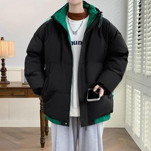 Vestes pour hommes Veste en coton Col debout Pain 2023 Manteau en duvet Vêtement supérieur Vêtements pour hommes