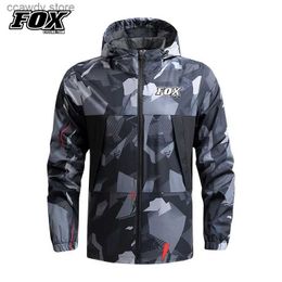 Chaquetas para hombres Equipo de ciclismo Chaqueta a prueba de viento Bicicleta Ligera con capucha Motocross Cortavientos MTB Road Bicyc Coat Coupe Vent Cyclisme Homme T231108