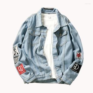 Vestes pour hommes Denim Veste Hommes Mode Hip Hop Streetwear Mens Jean Manteaux Causal Noir Style Coréen Mâle et