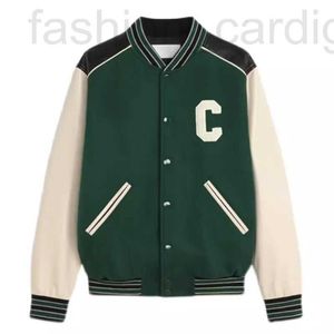 Vestes pour hommes Designer 2021 High Street Casual Veste en cuir Patchwork Big Lettre Baseball Harajuku Stand Collier Bomber Couple Manteau DWDK