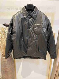 Vestes pour hommes Designer Automne et hiver nouvelle marque veste de créateur de haute qualité design simple boutonnage coton noir rembourré haut hommes 572X