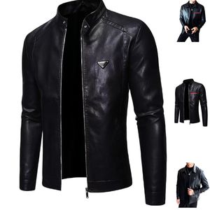 Chaquetas para hombre Diseñador Negro Top Tendencia de la moda Chaqueta de cuero Traje de vuelo atlético informal Abrigos para hombre