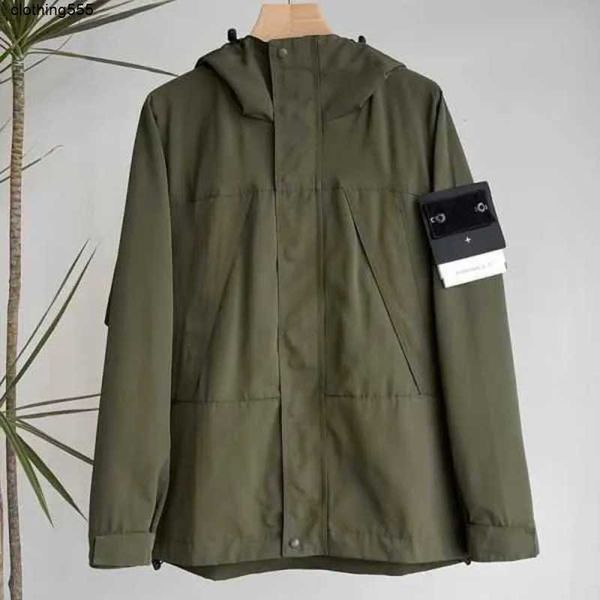 Ropa de diseño de chalecos para hombres chaqueta de piedra de alta calidad para hombres con cremallera con insignia de invierno parka parka casual stones island57il