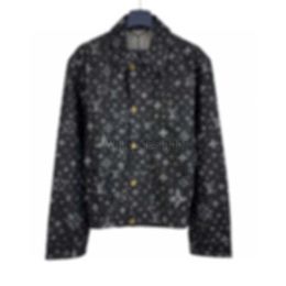Men's Jackets Designer Coat 24fw Estilo de primavera temprano a principios de otoño Nuevo cielo completo Letra de estrella Jacquard Jaqueta de mezclilla estilo de mezclilla de moda