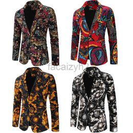 Herenjacks Designer Coats Spring en herfst Nieuwe casual herenpak Gedrukt Single Suit Large Men's Wear Heren Outerwear
