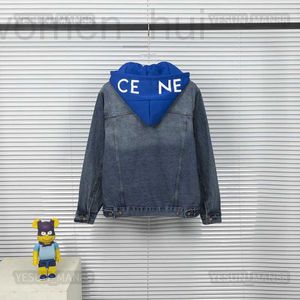 Hommes Vestes Designer Designer De Luxe Classique À Capuche Veste Top Automne Et Hiver Hommes Femmes Casual Denim Manteau À Capuche