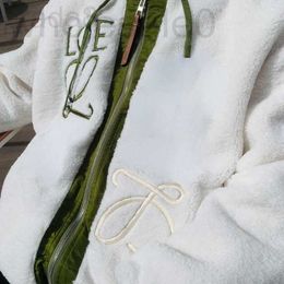 Vestes pour hommes Designer Designer Manteau de laine d'hiver Hommes Veste à capuche Low Designerwo Zip Cardigan Parka Trenchs brodés 0025 KQ4E 34LQ