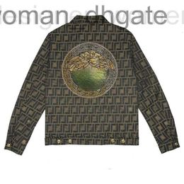 Giacche da uomo Designer DesignerJacquard giacche di jeans ricamate uomo donna cardigan soprabito giacca felpa hip hop 4xl 5xl B9QB KZ0F