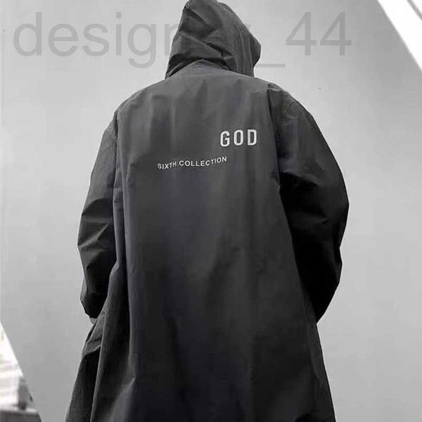 Chaquetas para hombres diseñador chaqueta de niebla diseñador para hombre reflectante largo cortavientos nylon impermeable con capucha hip hop sudadera hombres mujeres ropa deportiva bjdh