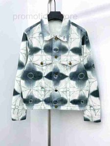 Vestes pour hommes Designer Vestes de créateurs de haute qualité Mode imprimé simple boutonnage taille européenne jean court luxe veste décontractée ORLG