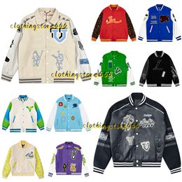 Herrenjacken Designerjacke Louiseity Baseballmantel Mode Damen 2024 Letterman-Jacken Gestickte Buchstabenjacke Einreihige Oberteile Paare Herrenbekleidung