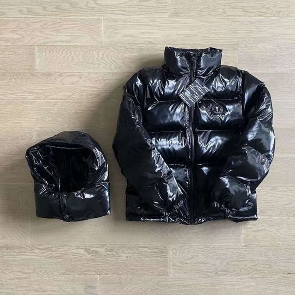 Vestes pour hommes Veste de créateur hiver chaud coupe-vent vers le bas brillant Trapstar Track XS-XL taille Couple Trapstarf nouveaux vêtements le chapeau est amovible chaleur chaleur