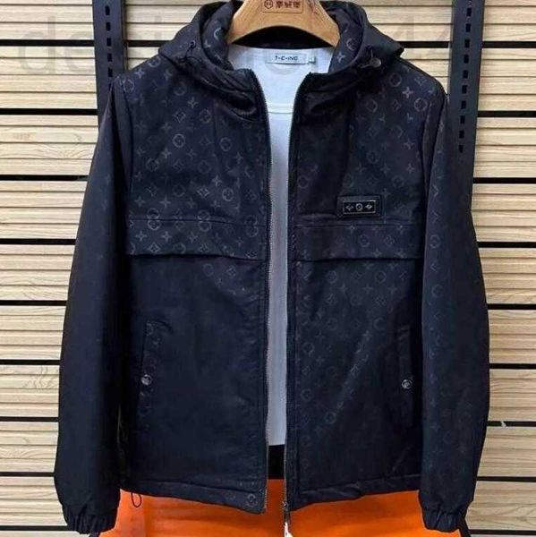 Chaquetas para hombres Diseñador L Chaqueta Hombres con capucha Manga larga Cremallera Chaquetas acolchadas de algodón de lujo Abrigo ligero y cálido para hombre MQHG