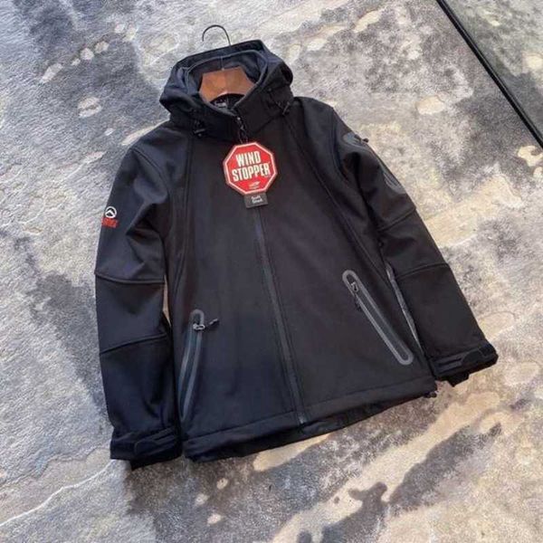 Chaquetas para hombre Traje de buceo de una sola capa de felpa Beijia de lujo de diseñador, chaqueta suave para hombre, chaqueta superior a prueba de viento, impermeable, cálida y holgada para mujer LFIK