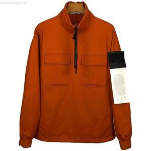 Chaquetas para hombres Diseñador para hombre Stones Island Chaqueta Top Stoney Calidad Moda Lavado Medio Cremallera Herramientas Casual Bordado Insignia 1ZS15