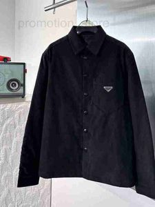 Chaquetas para hombres Diseñador Nuevo 2023 Chaqueta de diseñador Pana de alta calidad de un solo pecho para hombre camisa negra casual GMKL