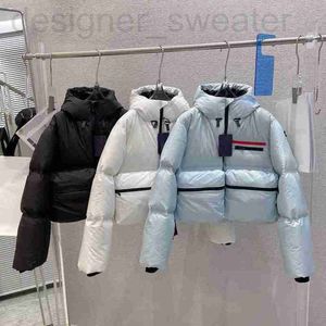 Chaquetas de hombre Diseñador Parkas Mujer Abajo Abrigo Moda Corto Estilo Pravda Corsé delgado Traje grueso Rompevientos Bolsillo de gran tamaño Señora Abrigos cálidos Tamaño OD2D