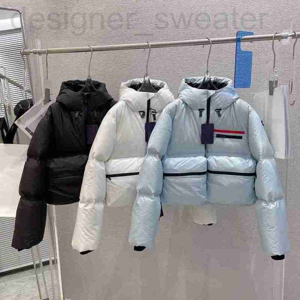 Hommes Vestes Designer Parkas Femmes Vers Le Bas Manteau De Mode Court Pravda Style Mince Corset Épais Tenue Coupe-Vent Poche Outsize Lady Manteaux Chauds Taille OD2D