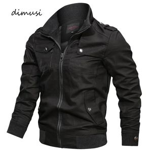 Vestes pour hommes DIMUSI automne hommes Bomber vestes décontracté mâle armée militaire vestes hommes coton mince vêtements d'extérieur coupe-vent Baseball manteaux vêtements 231116