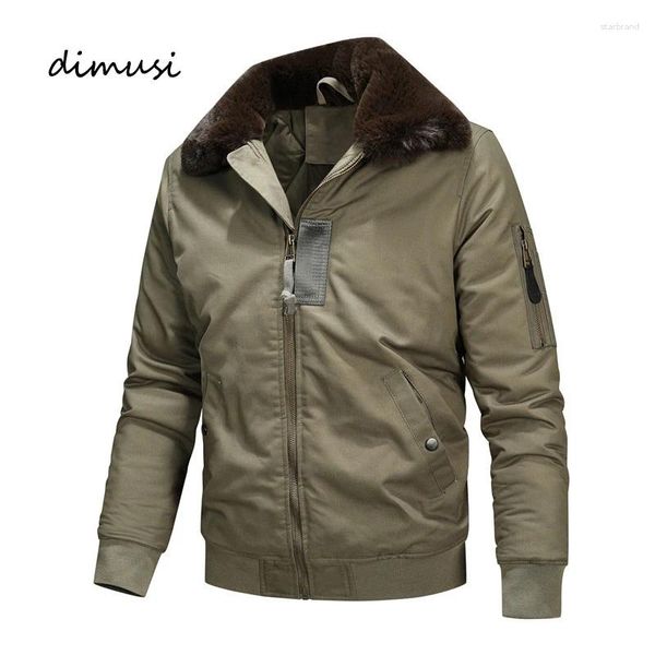 Chaquetas para hombres dimusi chaqueta de acolchado de invierno machizo