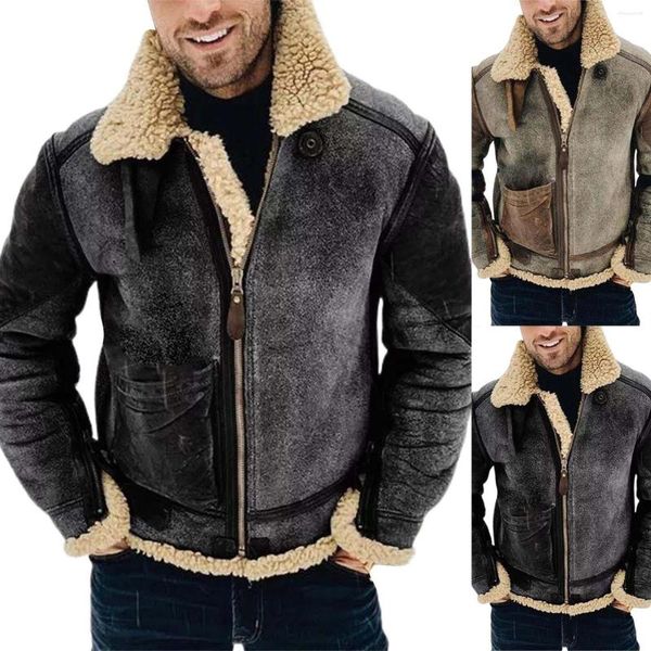 Vestes pour hommes Manteau à double boutonnage Manteaux d'hiver pour hommes et veste à glissière Cardigan à capuche Business Rain