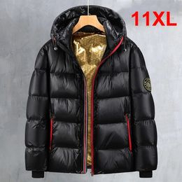 Vestes pour hommes doudoune hommes hiver chaud épais grande taille 10XL 11XL bouffant mode manteau décontracté de haute qualité 231206