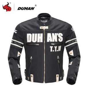 Vestes pour hommes Duhan Summer Moto Veste Hommes Respirant Mesh Riding Moto Veste Moto Body Armor Protecteur Moto Cross Vêtements 231020