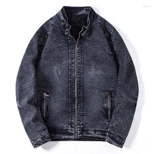 Vestes pour hommes Elena Store Denim hommes épaississement modèle manteaux fermeture éclair coton matériel de haute qualité mâle décontracté classique jean vêtements