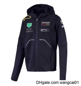 Vestes pour hommes F1 Formula One Racing Suit Long Seve Veste Coupe-vent Printemps Automne Hiver Team 2021 Nouvelle veste Pull chaud personnalisation 0406H23