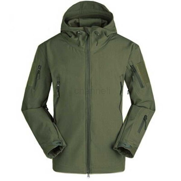 Chaquetas de hombre Fall-PODOM 2016 abrigo de camuflaje impermeable rompevientos impermeable ropa de caza chaqueta militar hombres abrigos al aire libre