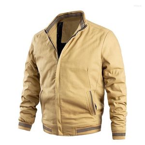 Vestes pour hommes Fashion Casual Cotton Washed Jacket Men's Men Oversized Baseball For