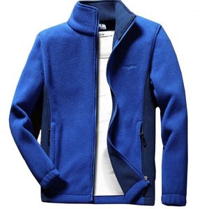 Vestes masculines Fashion Mens Spring Jacket 2021 Brand Stand Collar Casual Men Thermal Fleece Big Size 6xl 7xl 8xl 9xl1