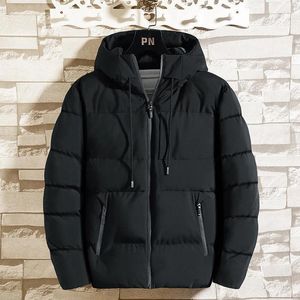 Chaquetas para hombres Parkas de moda masculina gruesa otoño invierno abrigo chaqueta casual de algodón cálido largo 2023 abrigo de negocios clásico a prueba de viento