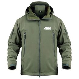 Herenjacks Fleece Warm militaire outdoor softshell voor arri ritssluiting Meerdere zakken man Coat kleding 230130