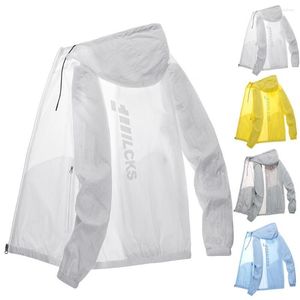 Vestes pour hommes pour hommes 2023 à capuche à manches longues poches fermeture éclair patte coupe-vent veste hommes Ultra mince Protection solaire manteau vêtements