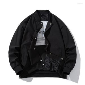 Vestes pour hommes pour hommes Varsity Track Jacket Adolescents Vêtements Coupe-vent Harajuku Tactique 2023 Printemps