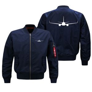 Chaquetas de hombre para piloto grueso y delgado Ma1 Bomber Jacket Outdoor Military Boeing 737800 Airplane Man Coats S8XL 230223