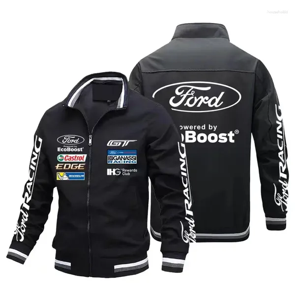 Chaquetas para hombres Ford GT Racing Jacket F 1 Le Mans Conmemorativa con capucha para hombres y mujeres Club Tendencia personalizable